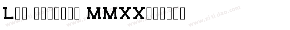 Los Angeles MMXX字体转换